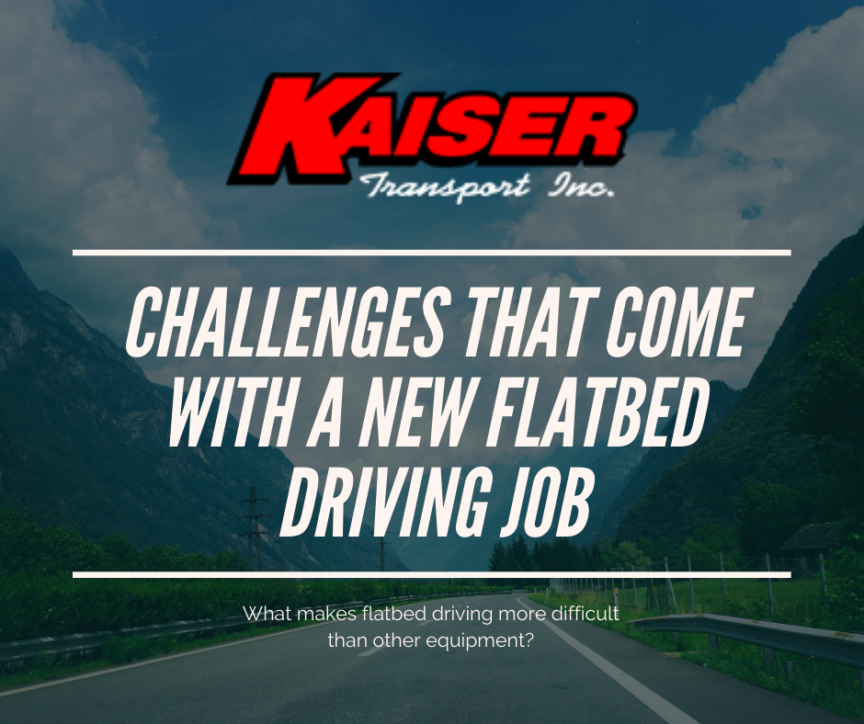 Learn about challenges and rewards of flatbed truck driving jobs